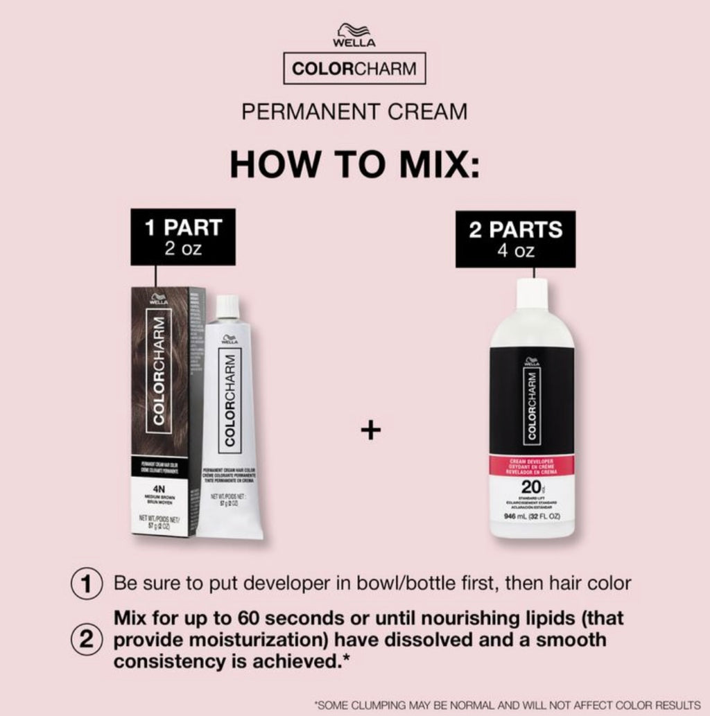 Color Charm Permanent Cream Hair Color